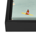 Waikiki beach Framed Canvas Print Gallery Image 3