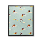 Waikiki beach Framed Canvas Print Gallery Image 8
