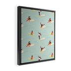 Waikiki beach Framed Canvas Print Gallery Image 2