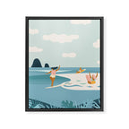 Wave Sisters Framed Canvas Print Gallery Image 6