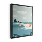 Wave Sisters Framed Canvas Print Gallery Image 2
