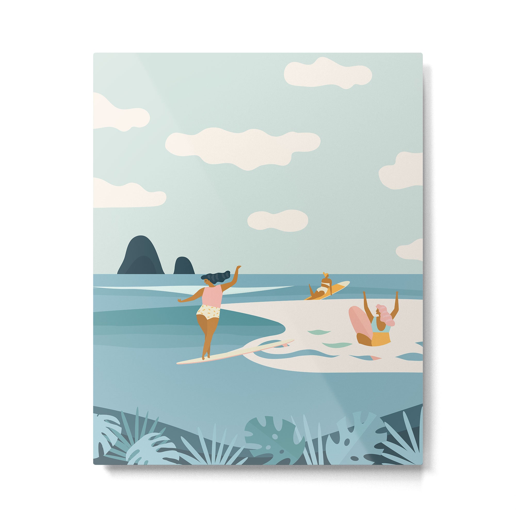 Wave Sisters Metal Print Gallery Image 4