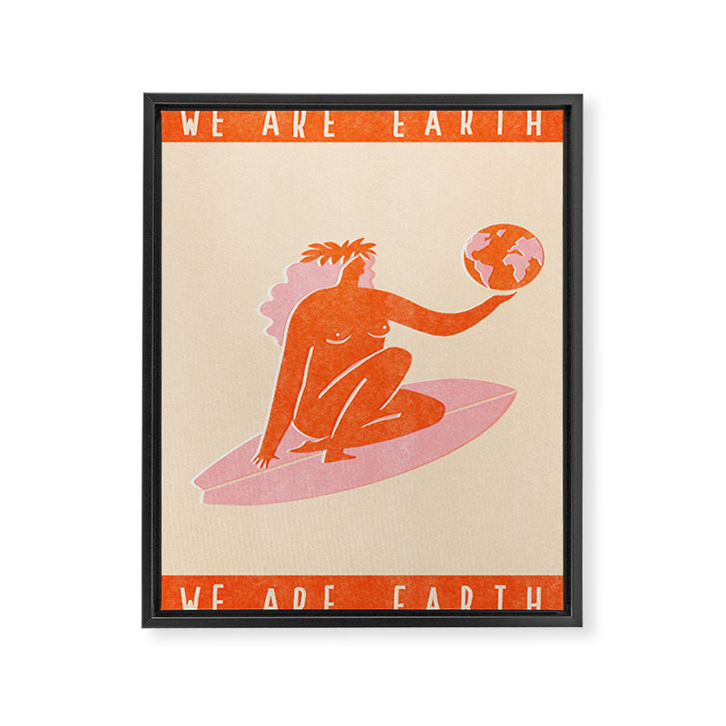 We are Earth Framed Canvas Print Gallery Image 6