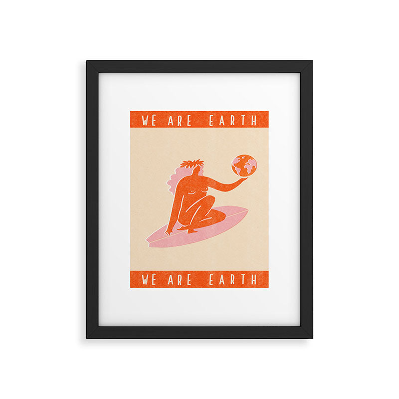 We are Earth Framed Art Print Gallery Image 5