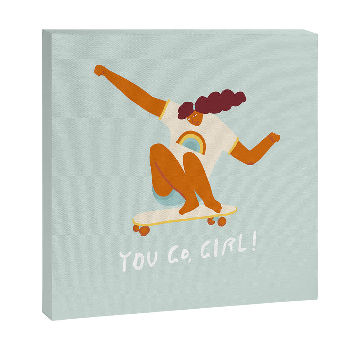 You go, girl! Canvas Print Gallery Image 1