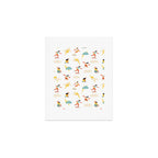 You go, girl pattern! Art Print Gallery Image 1