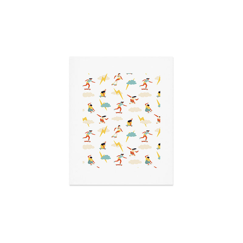 You go, girl pattern! Art Print Gallery Image 1