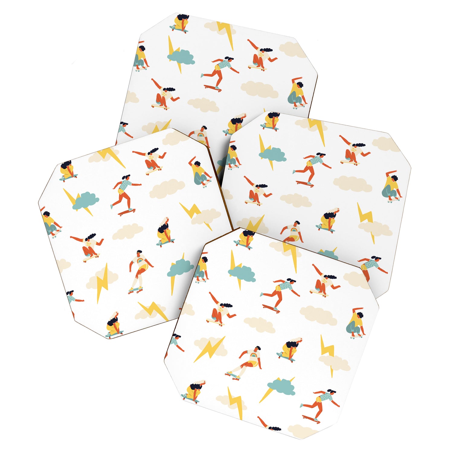 You go, girl pattern! Coaster Gallery Image 1
