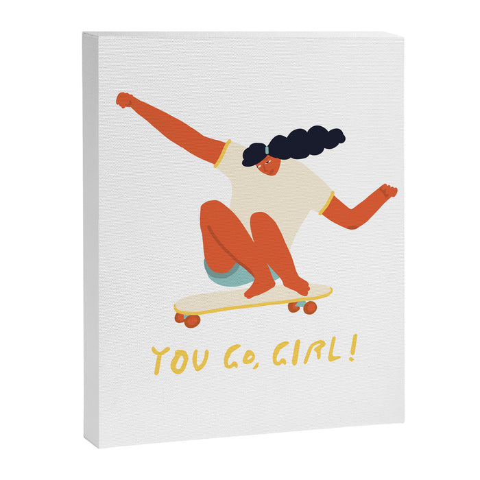 You go girl print Canvas Print Gallery Image 1