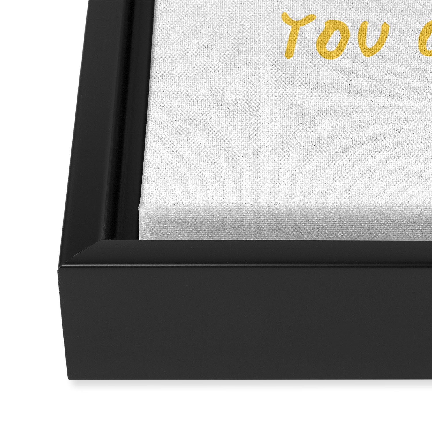 You go girl print Framed Canvas Print Gallery Image 3