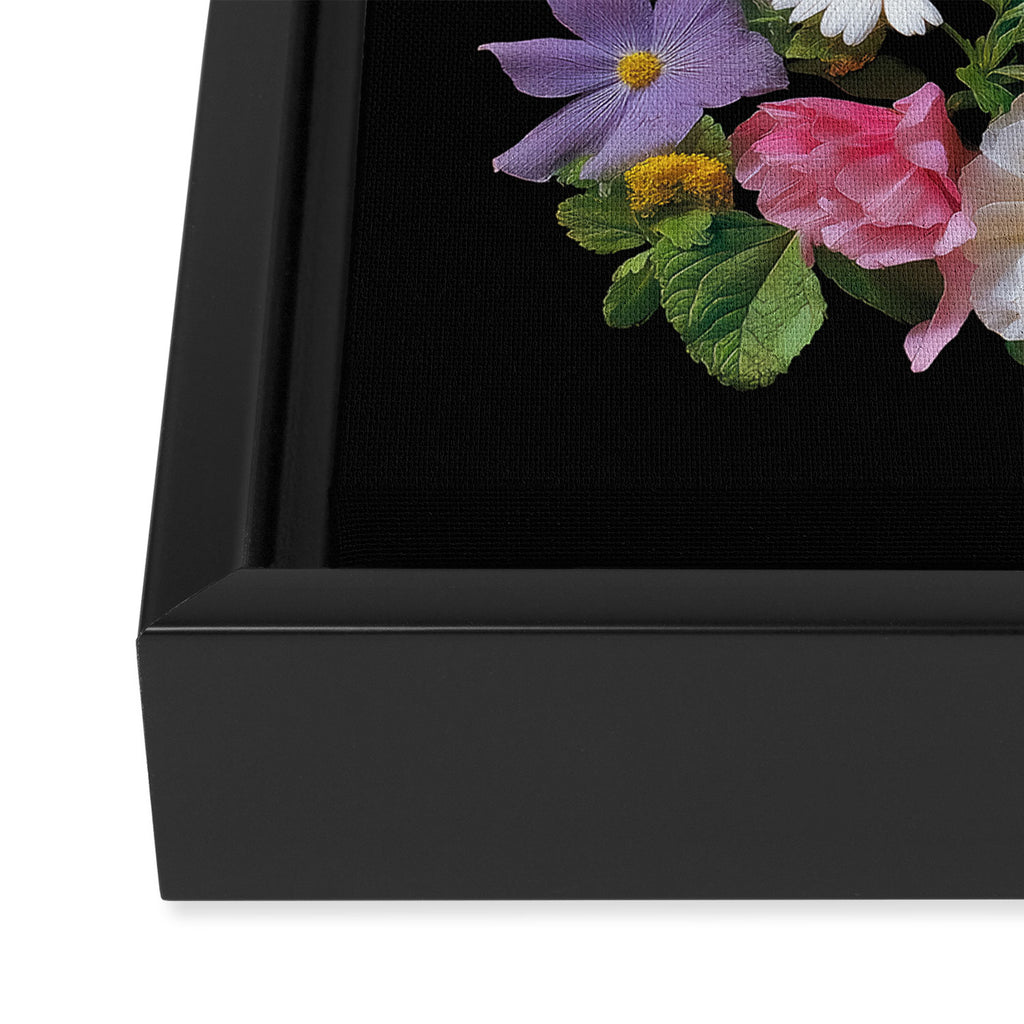 Cosmic Bloom Framed Canvas Print Gallery Image 3