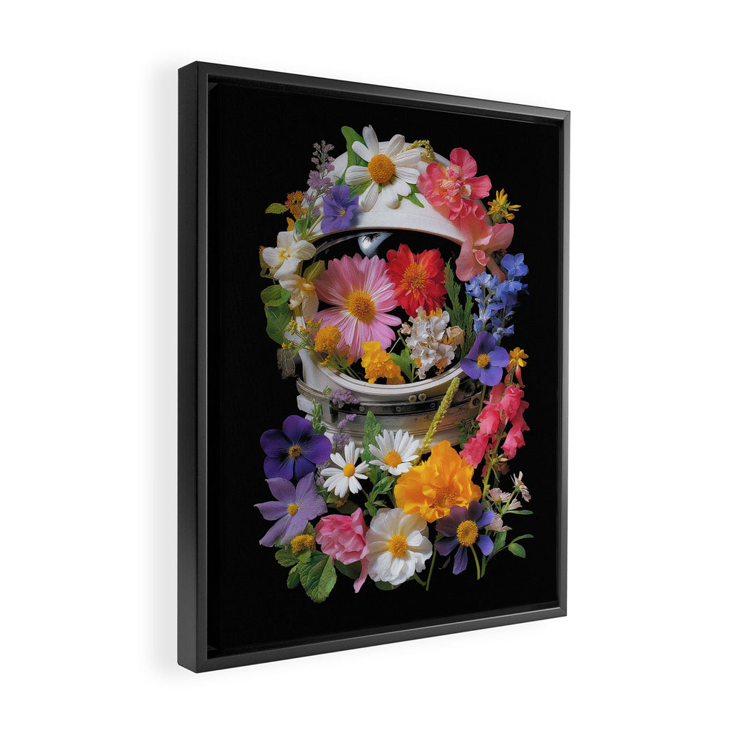 Cosmic Bloom Framed Canvas Print Gallery Image 2