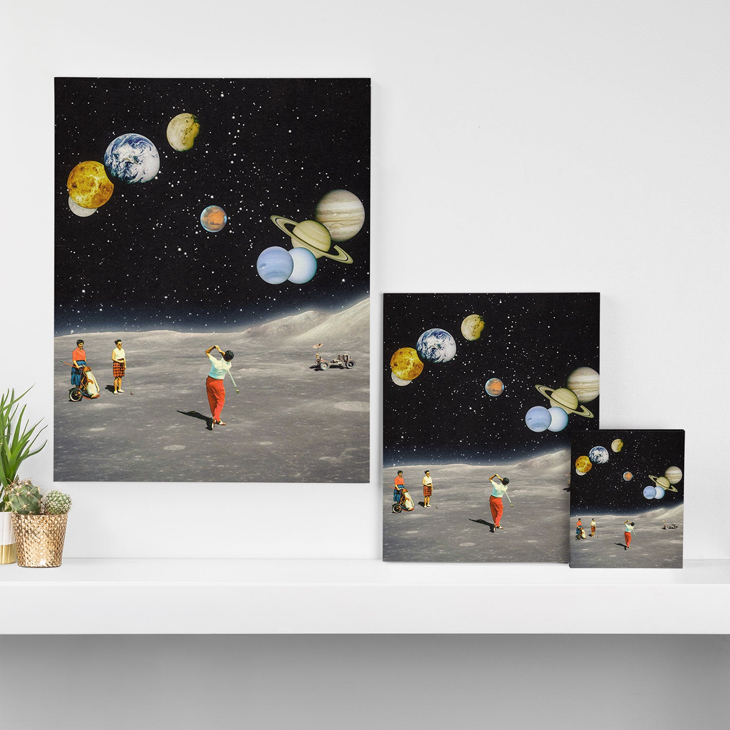 Cosmic Golf Canvas Print Gallery Image 3
