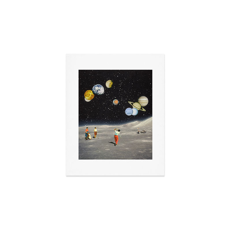 Cosmic Golf Art Print Gallery Image 1