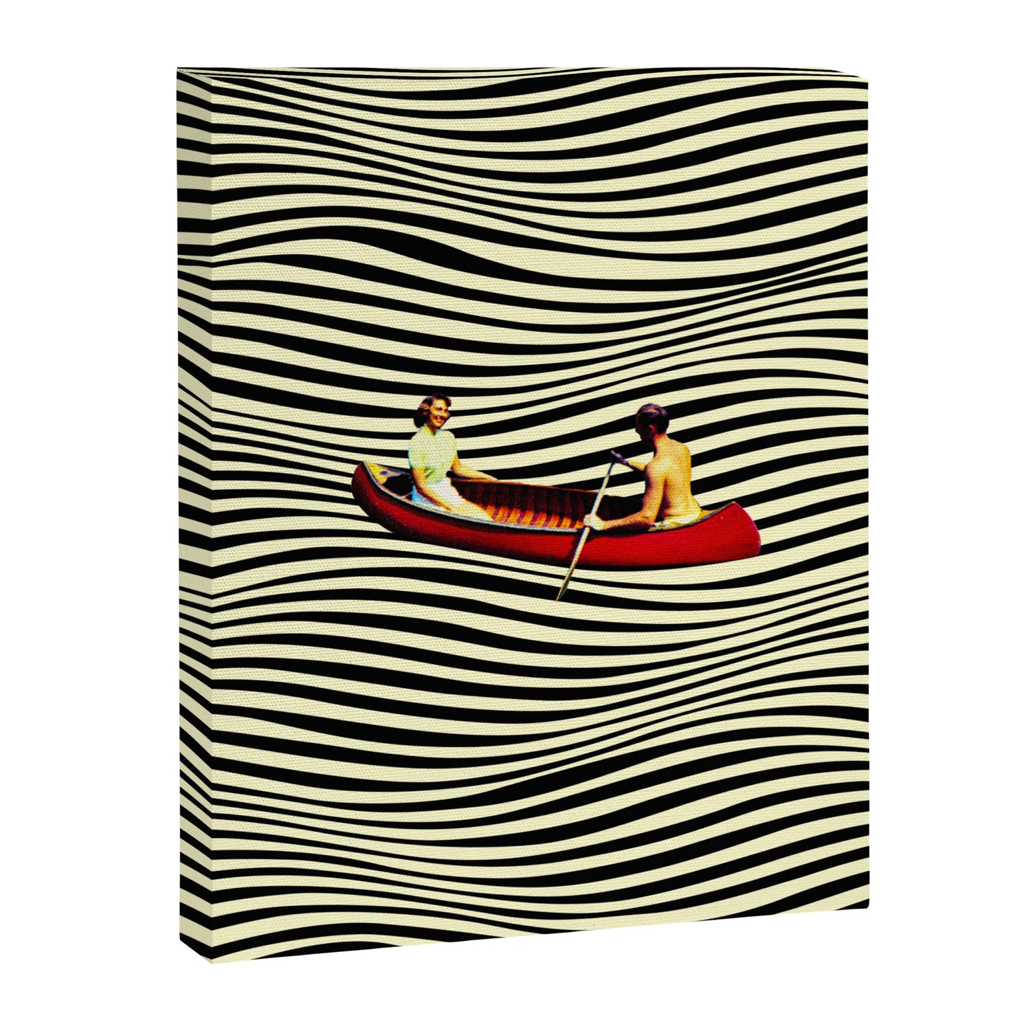 Illusionary Boat Ride Canvas Print Gallery Image 3