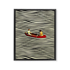 Illusionary Boat Ride Framed Canvas Print Gallery Image 8