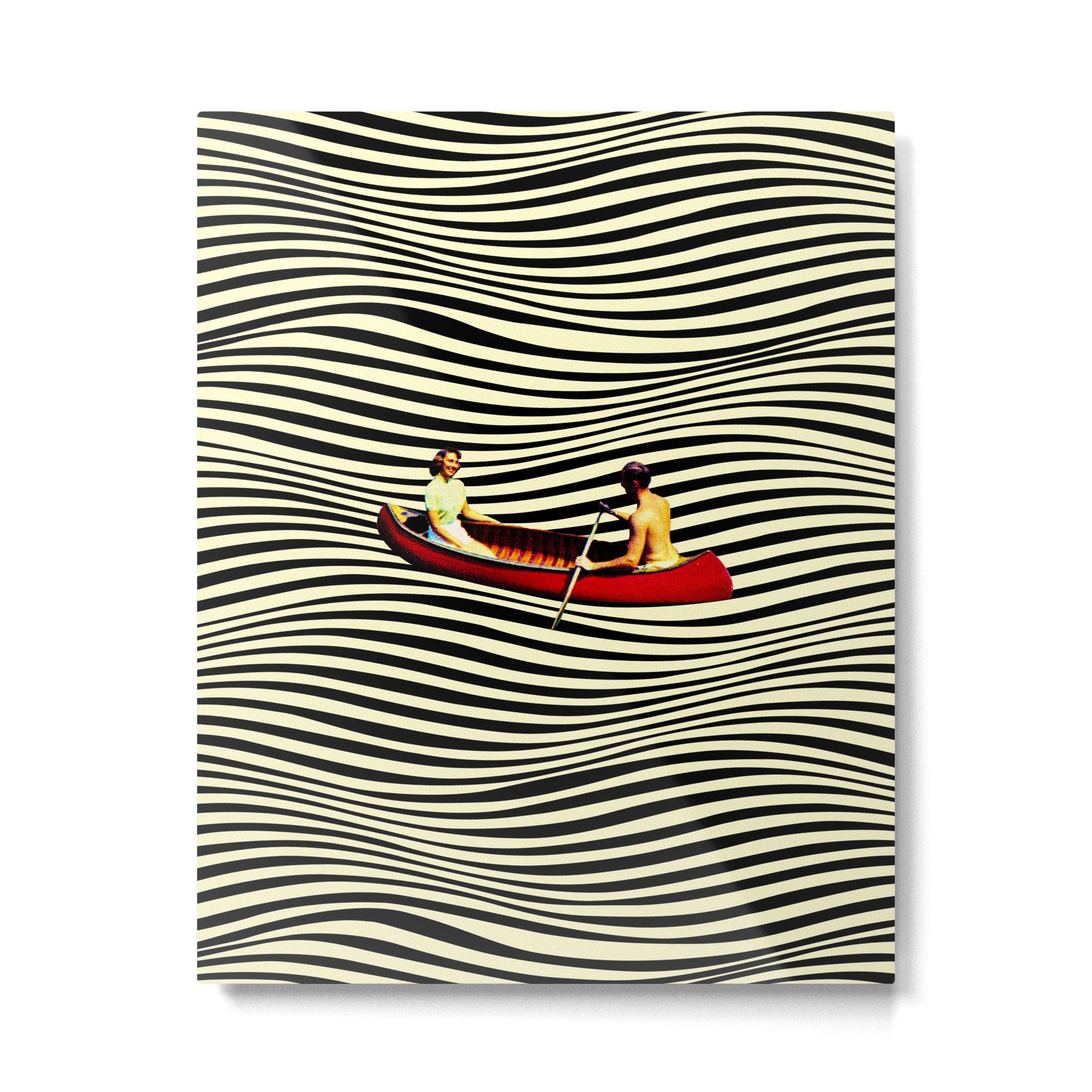 Illusionary Boat Ride Metal Print Gallery Image 6