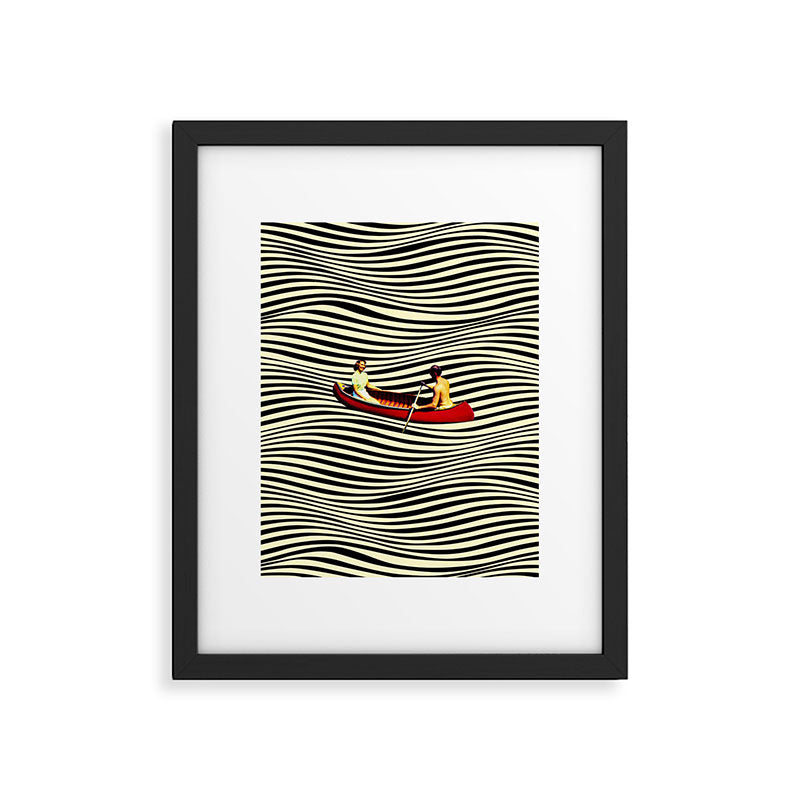 Illusionary Boat Ride Framed Art Print Gallery Image 4