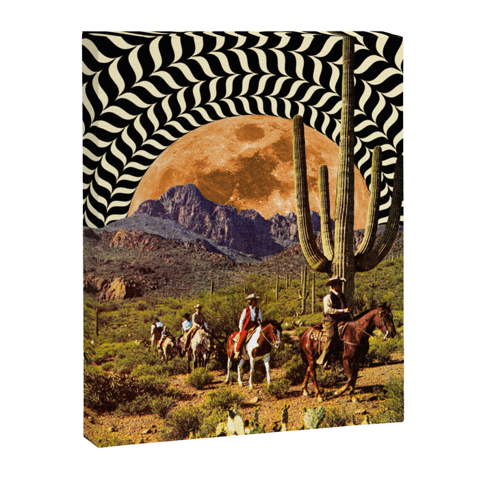 Illusionary Cowboys Canvas Print Gallery Image 1
