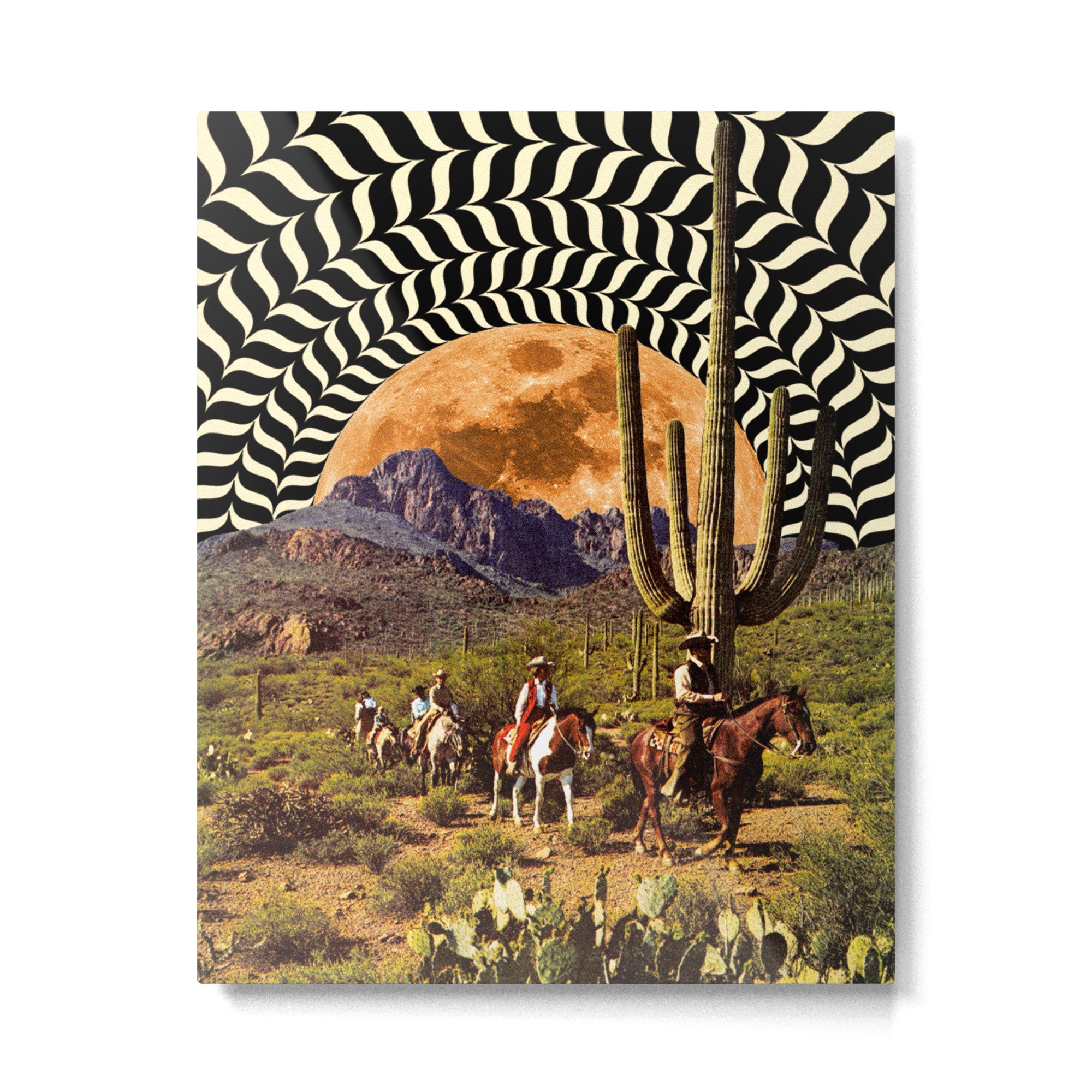 Illusionary Cowboys Metal Print Gallery Image 4