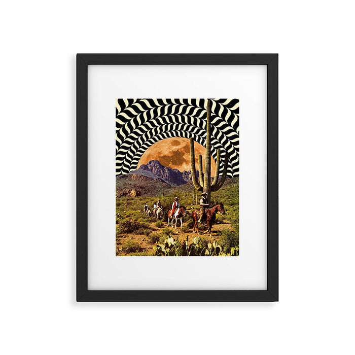Illusionary Cowboys Framed Art Print Gallery Image 1