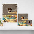Illusionary Pool Party Canvas Print Gallery Image 3