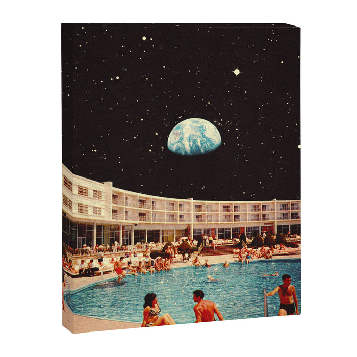Lunar Pool Life Canvas Print Gallery Image 1