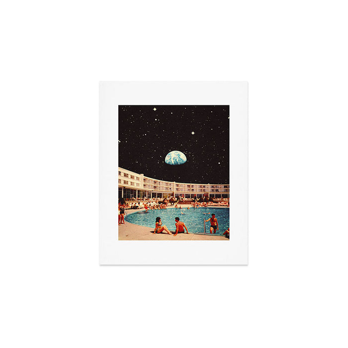 Lunar Pool Life Art Print Gallery Image 1