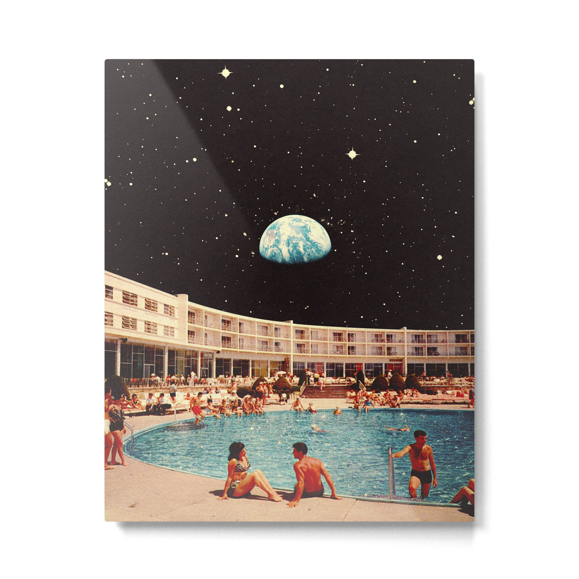 Lunar Pool Life Metal Print Gallery Image 6