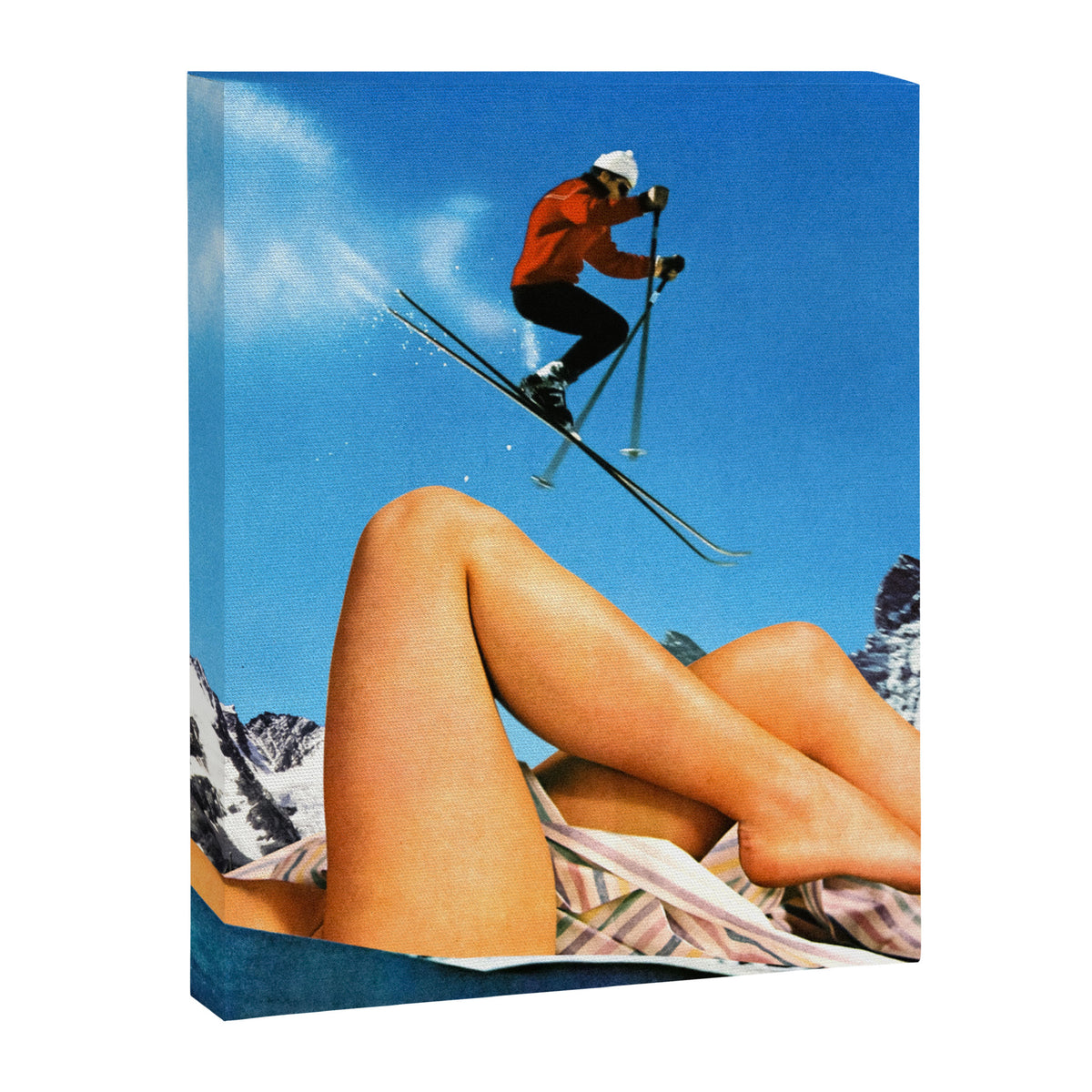 Skiing Time! Canvas Print Gallery Image 8