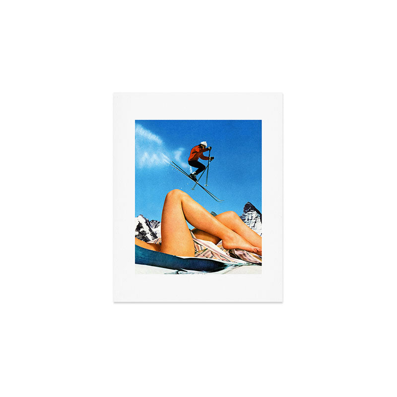 Skiing Time! Art Print Gallery Image 1