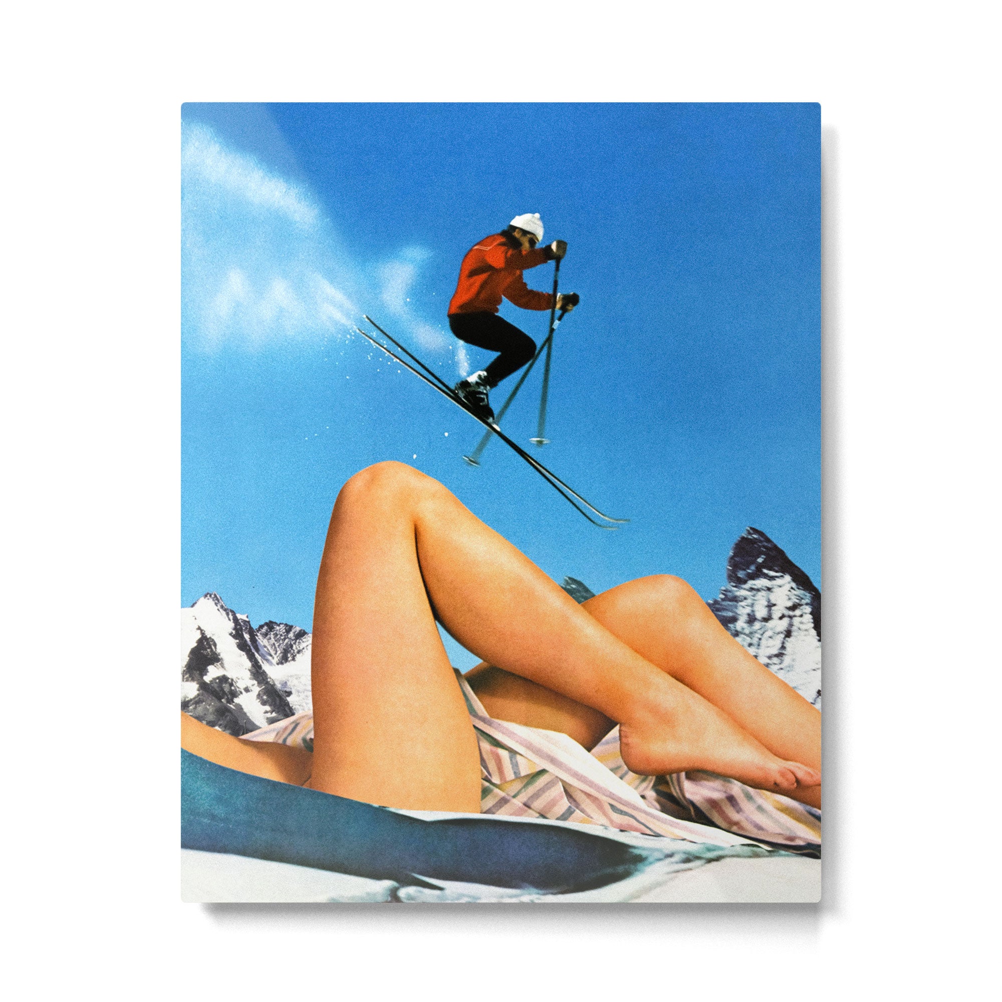 Skiing Time! Metal Print Gallery Image 6