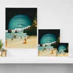 Space Beach Canvas Print Gallery Image 3