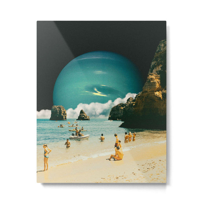 Space Beach Metal Print Gallery Image 1