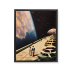 Space Promenade Framed Canvas Print Gallery Image 3