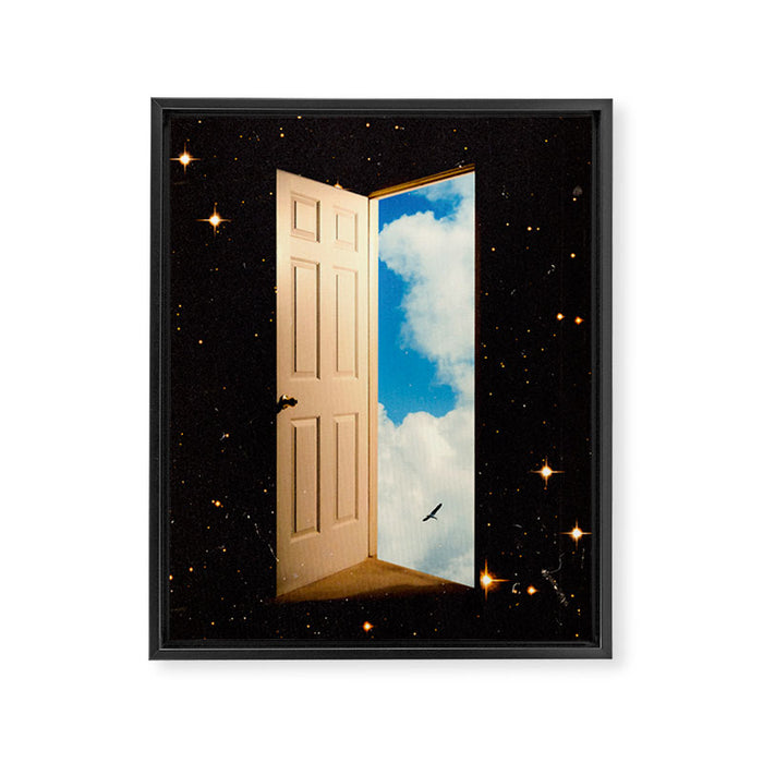 The Portal: From The Stars To The Clouds Framed Canvas Print Gallery Image 1