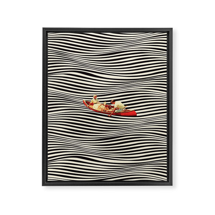 The Real Boat Ride Framed Canvas Print Gallery Image 1