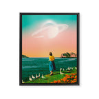 Watching Planets Framed Canvas Print Gallery Image 8