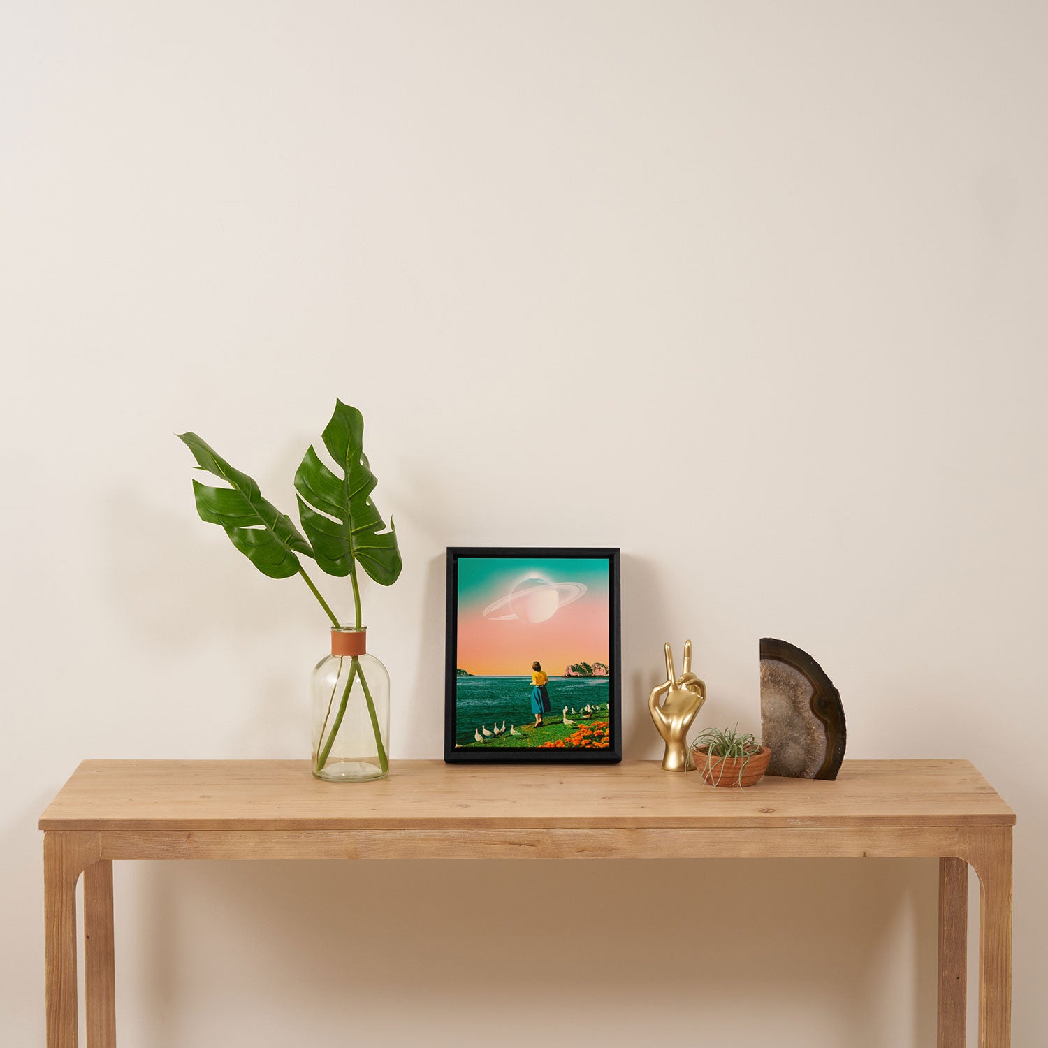 Watching Planets Framed Canvas Print Gallery Image 4
