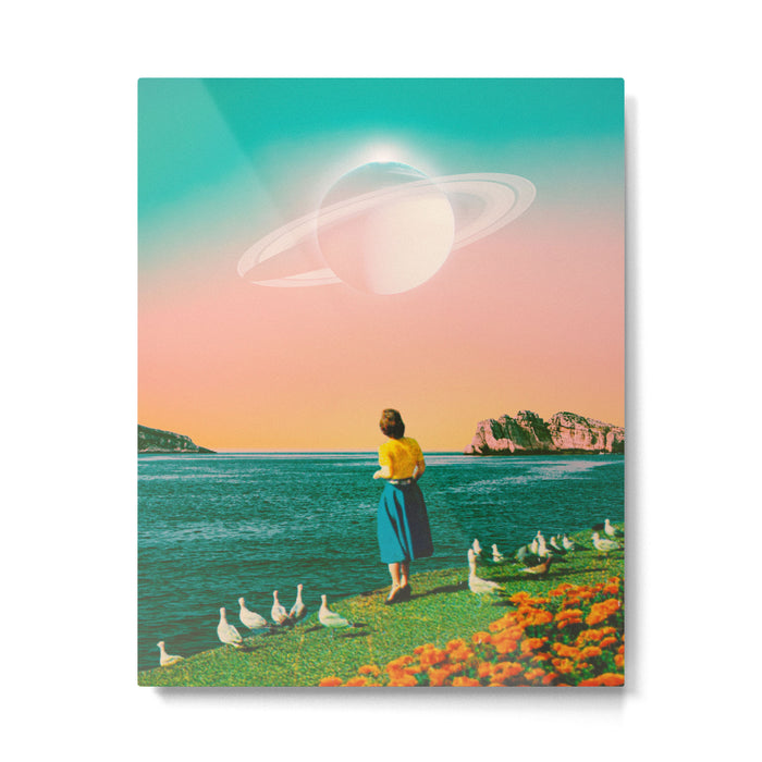 Watching Planets Metal Print Gallery Image 1