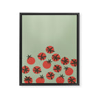 Tomato Print Framed Canvas Print Gallery Image 6