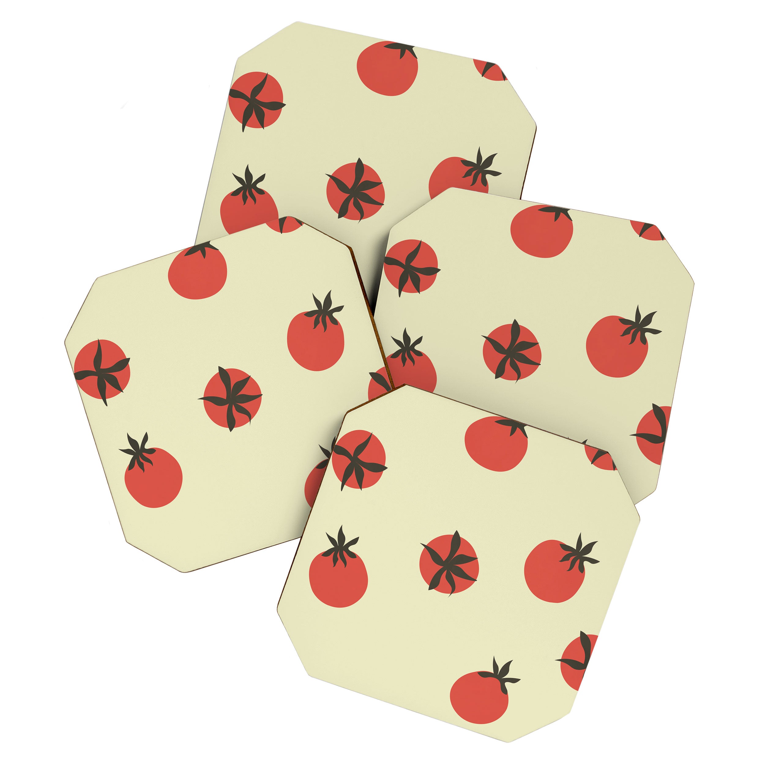 Tomatoes Pattern Coaster Gallery Image 1