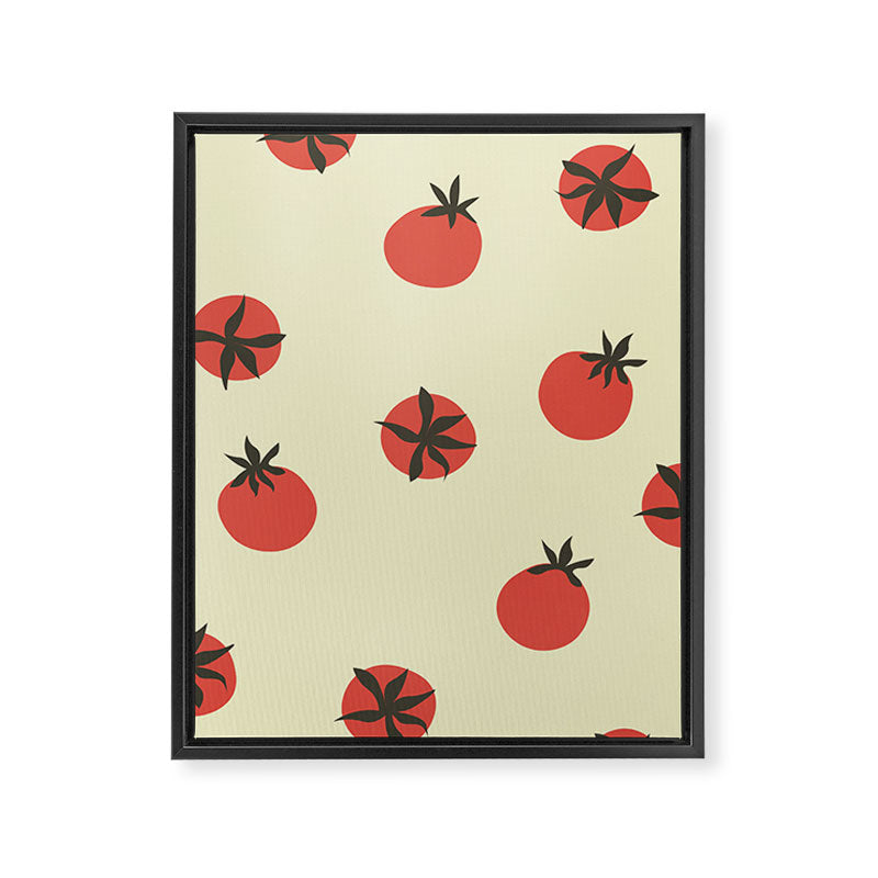 Tomatoes Pattern Framed Canvas Print Gallery Image 6
