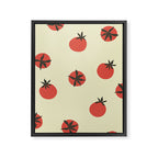 Tomatoes Pattern Framed Canvas Print Gallery Image 6