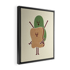 Avo On Toast Framed Canvas Print Gallery Image 2