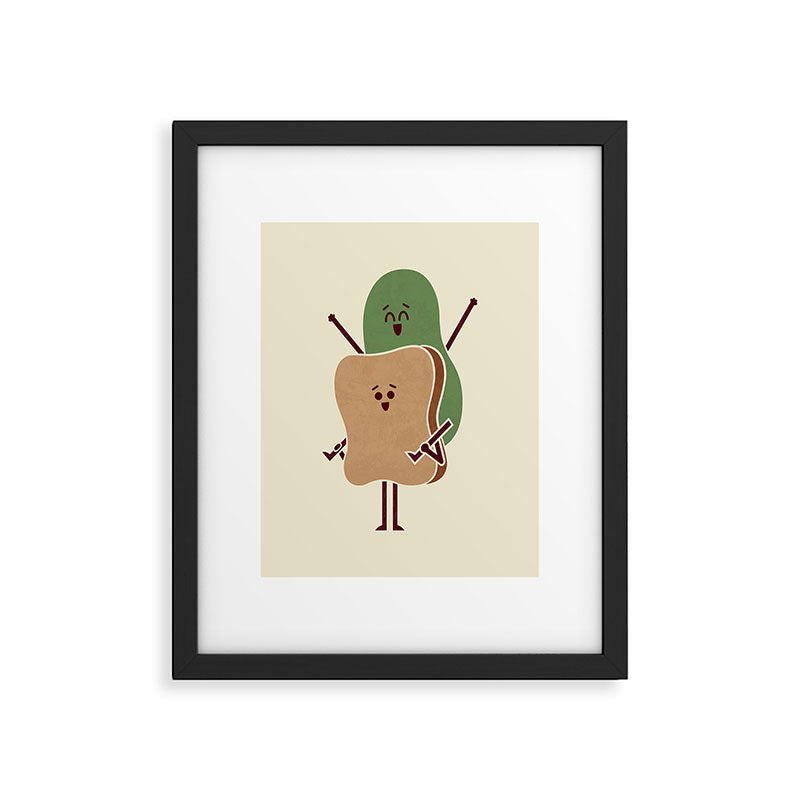 Avo On Toast Framed Art Print Gallery Image 5