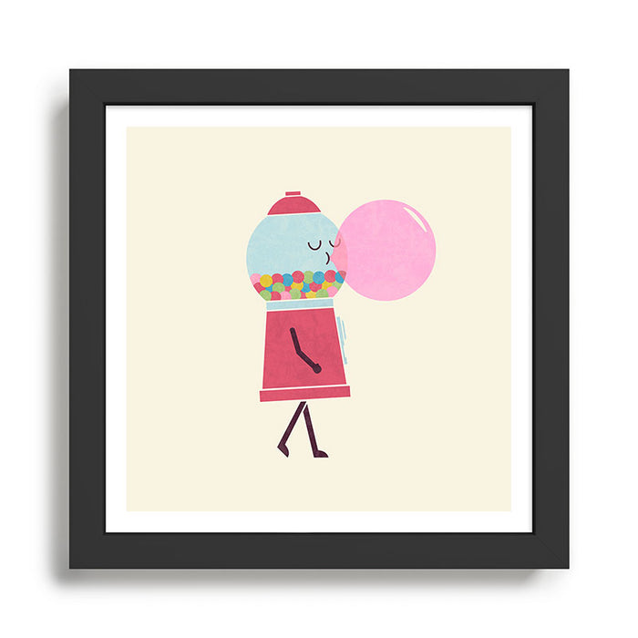 Bubble Gum Framed Art Print Gallery Image 1