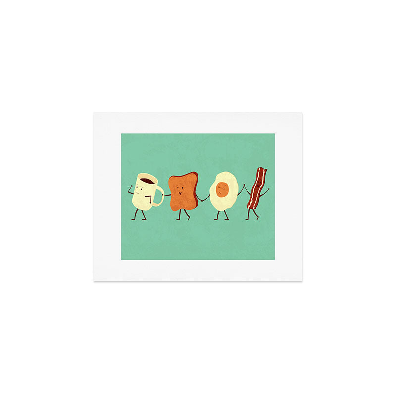 Let's All Go And Have Breakfast Art Print Gallery Image 1