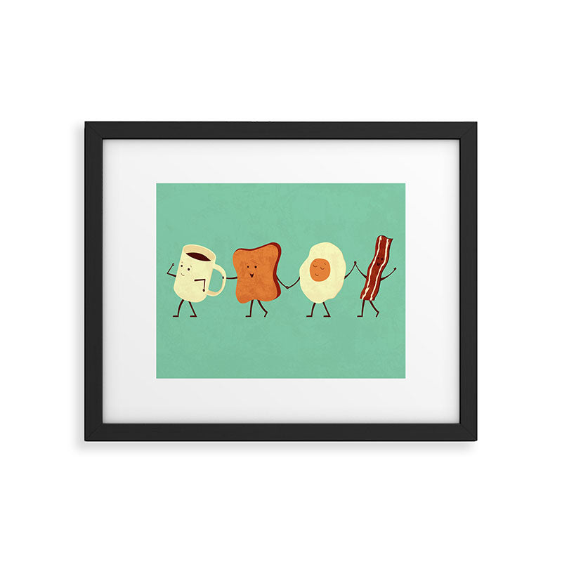 Let's All Go And Have Breakfast Framed Art Print Gallery Image 5