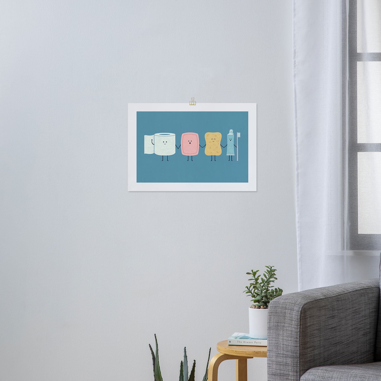 The Bathroom Gang Art Print Gallery Image 3